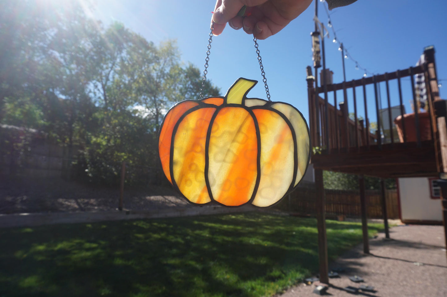 Fairytale Pumpkin Suncatcher