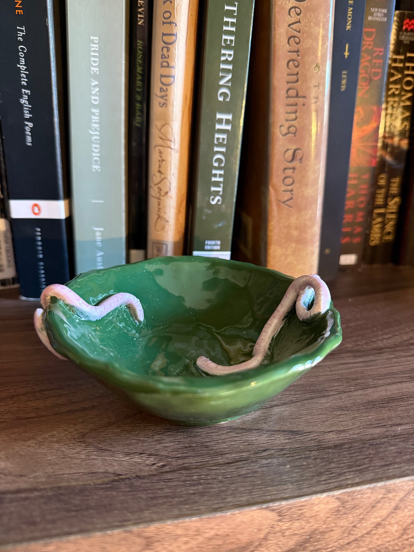 Ceramic Worm Trinket Bowl
