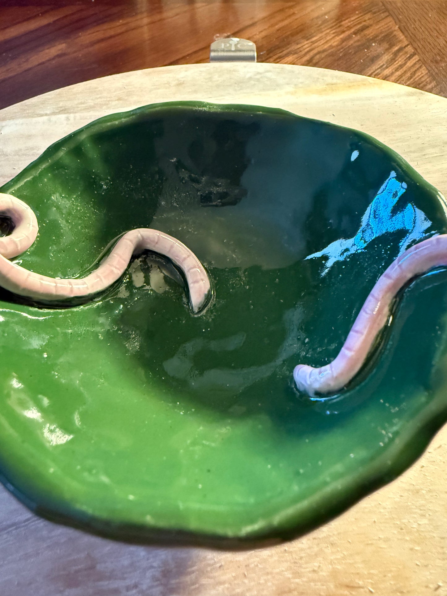Ceramic Worm Trinket Bowl