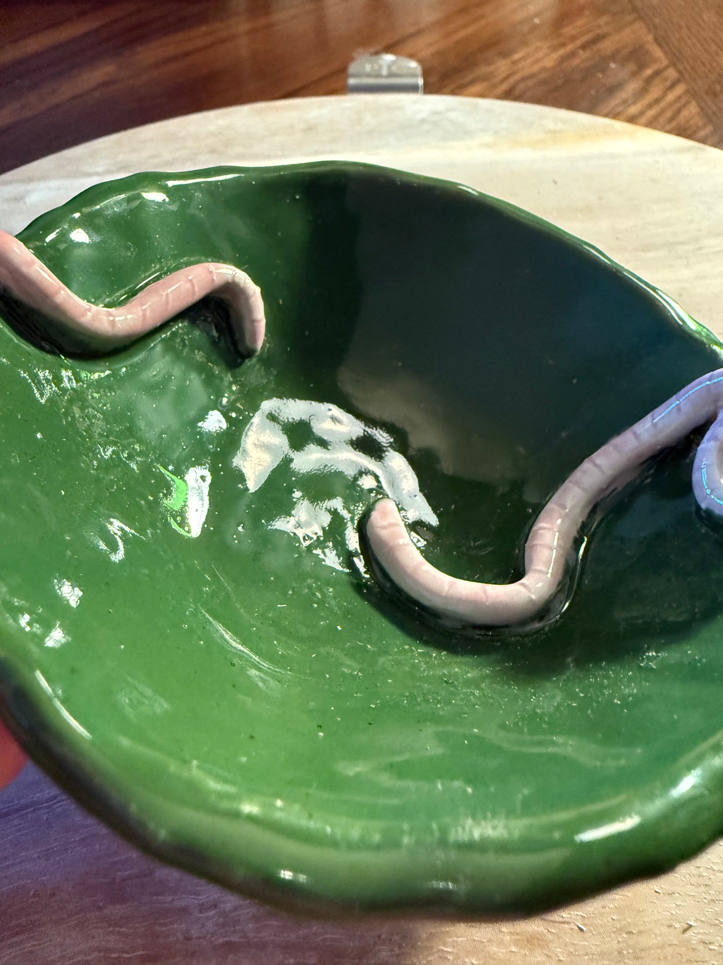 Ceramic Worm Trinket Bowl