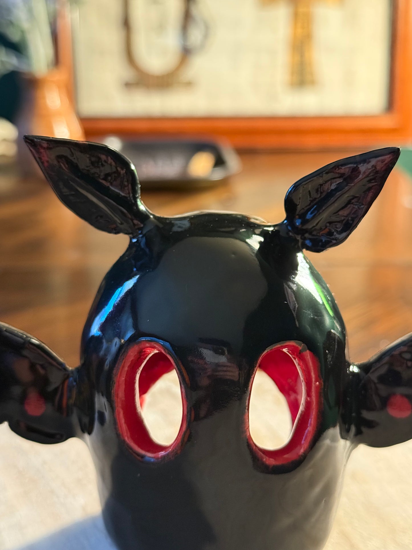 Mothman Ceramic Tea Light or Incense Holder